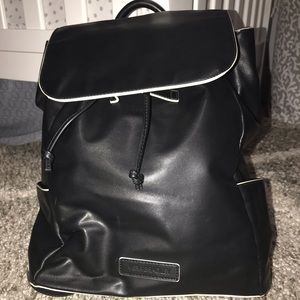 Black leather Vera Bradley Backpack